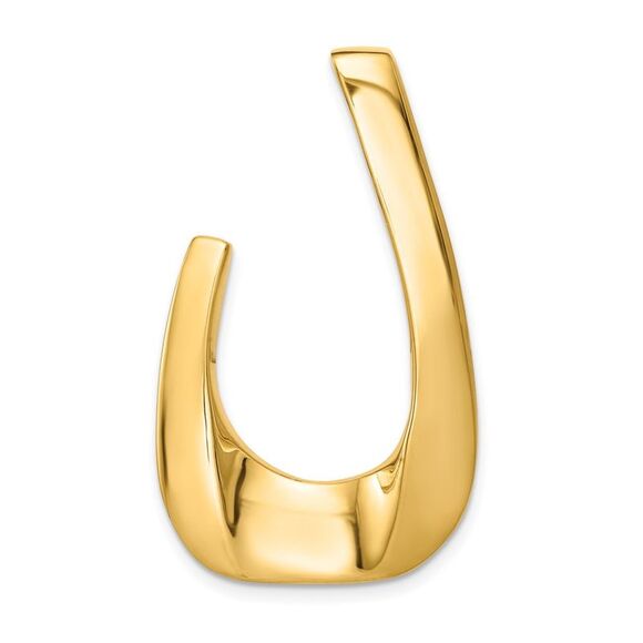 Kazi Luxury 14k Yellow Gold Fits up to 6mm Regular, 8mm Fancy, Omega Slide